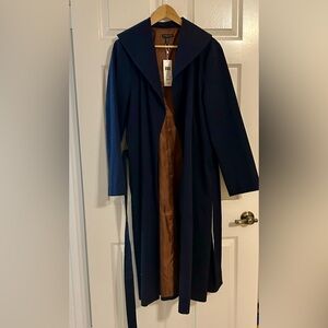 Eileen Fisher Navy Trench Coat NWT